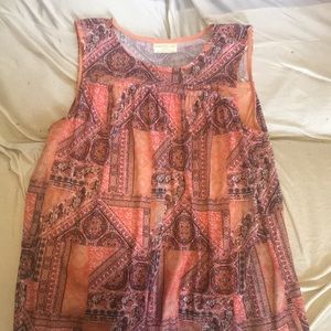 Peach large new never been worn